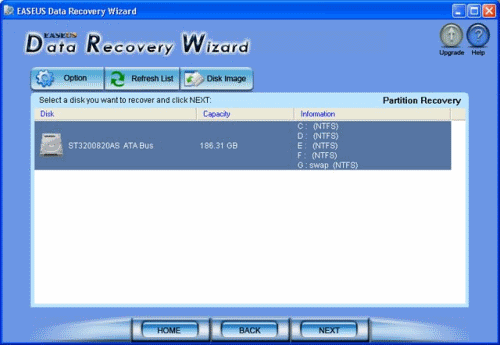 Partition recovery